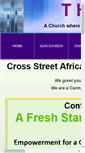 Mobile Screenshot of crossstreetamezion.org
